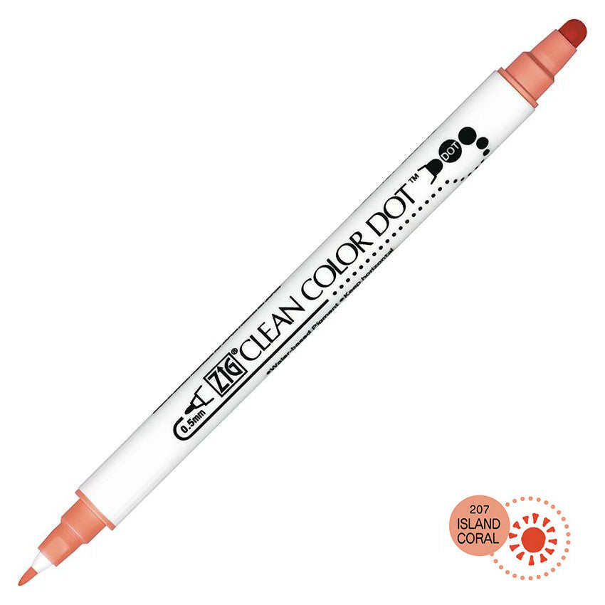 KURETAKE | Rotulador doble punta - Zig Clean Color Dot