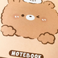 Joytop | Libreta de ositos tamaño B5 a líneas - Chocolate con leche