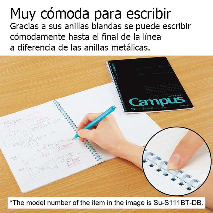libretas campus marca japonesa de calidad para estudiantes en colores pastel