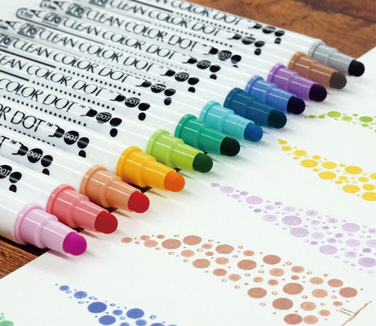 KURETAKE | Rotulador doble punta - Zig Clean Color Dot