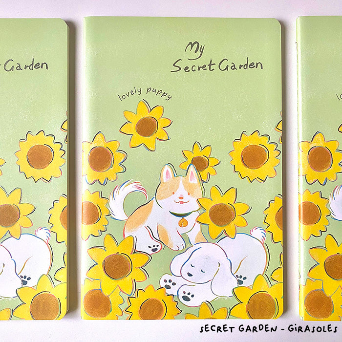 libreta A5 a rayas, con diseño aesthetic y kawaii muy cuidado y de buena calidad