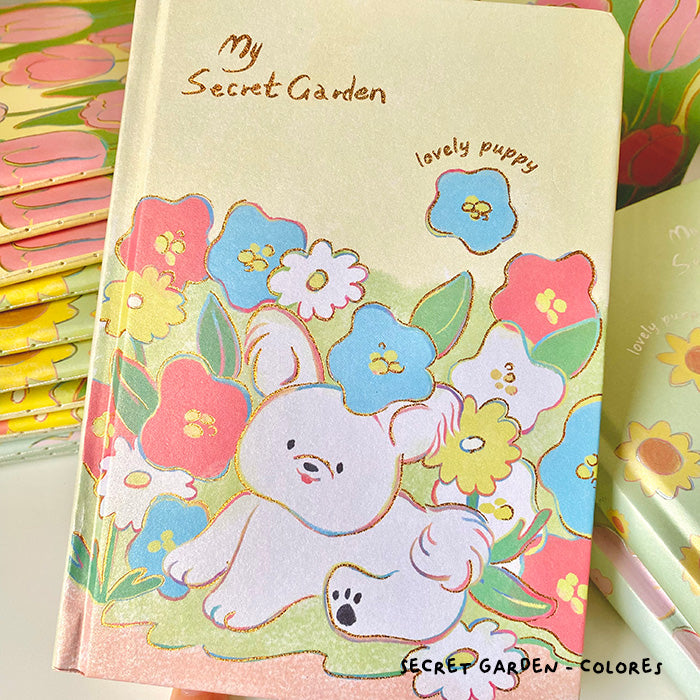 libreta A5 con tapa dura de diseño original, aesthetic y kawaii