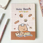 libreta a5 pequeña de estilo kawaii, ideal como cuaderno de notas para estudiantes y para bullet journal