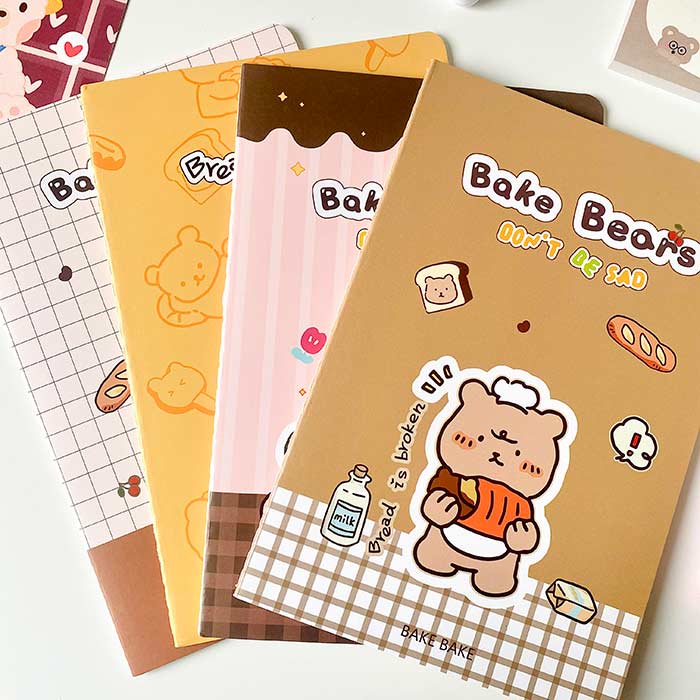 libreta a5 pequeña de estilo kawaii, ideal como cuaderno de notas para estudiantes y para bullet journal