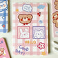 libreta a5 pequeña de estilo kawaii, ideal como cuaderno de notas para estudiantes y para bullet journal