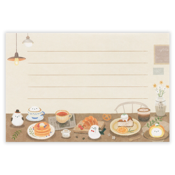 set de cartas decorativas de papeleria japonesa bonita ideal para penpal, con diseño aesthetic y kawaii