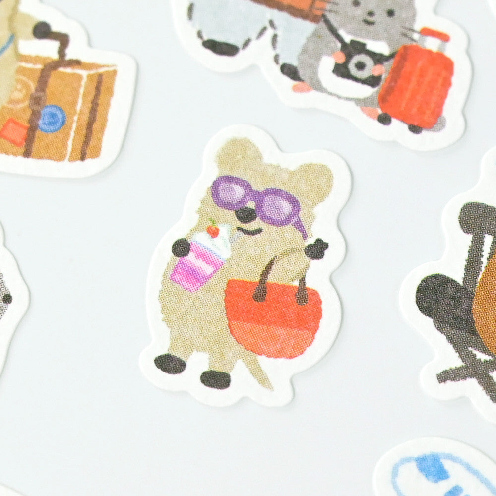 pegatinas japonesas de buena calidad, estilo aesthetic y kawaii con brillo, papeleria bonita