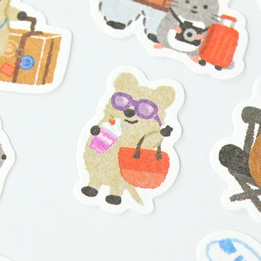 pegatinas japonesas de buena calidad, estilo aesthetic y kawaii con brillo, papeleria bonita