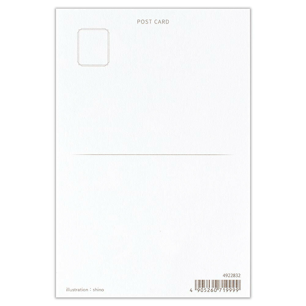 postal ilustrada japonesa de animales, estilo aesthetic y kawaii para cartas penpal y papeleria bonita 