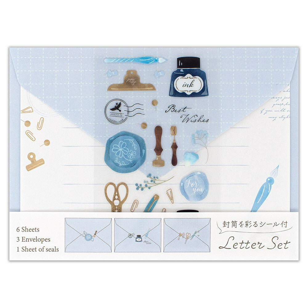 set para escribir cartas de papelería japonesa, con diseño aesthetic y kawaii 
