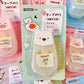 pegamento en cinta adhesiva con formas de animales kawaii