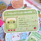 pegatina holografica sticker brillante para decorar estilo kawaii