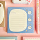 notas adhesivas para estudiantes o oficina con diseños kawaii