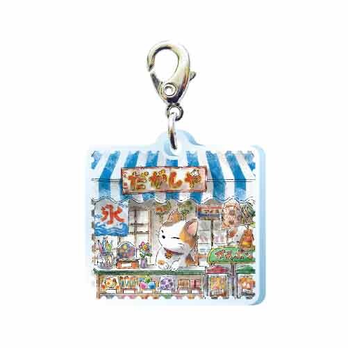 Llavero con personaje kawaii de ilustración estilo japonés