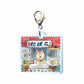 Llavero con personaje kawaii de ilustración estilo japonés