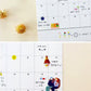 pegatinas coreanas de amor y enamorados en una cita para agenda y bullet journal