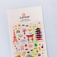 pegatinas coreanas de viaje y tokyo para agenda y decorar el bullet journal
