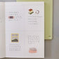 pegatinas coreanas estilo cozy y aesthetic para agenda y decorar el bullet journal