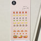 pegatinas coreanas de comida coreana y comida japonesa para agenda y decorar el bullet journal