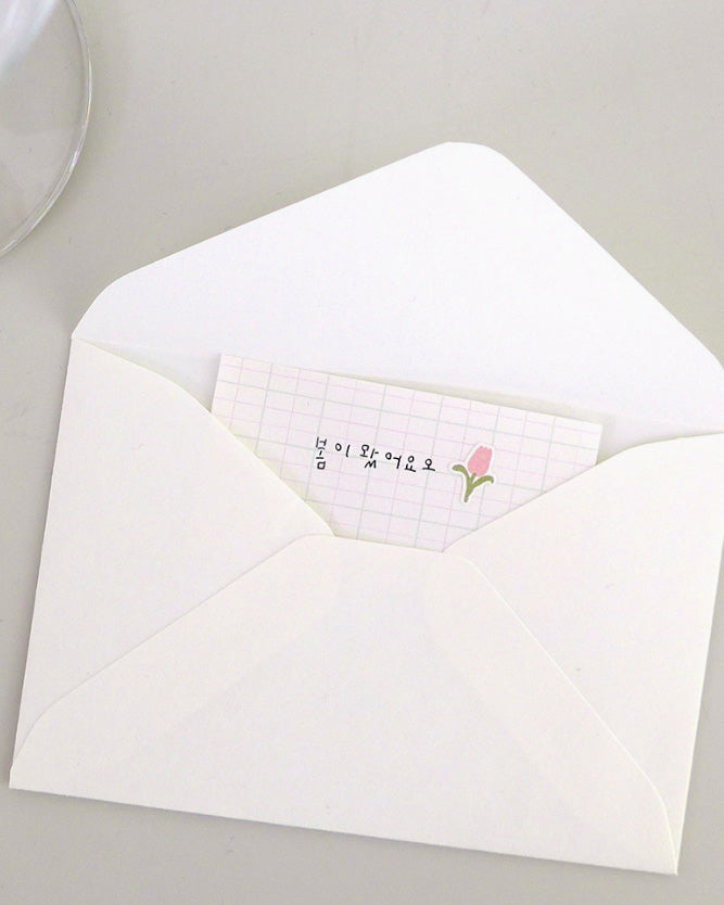 pegatinas coreanas de flores de tulipán rosas y amarillas para agenda y bullet journal