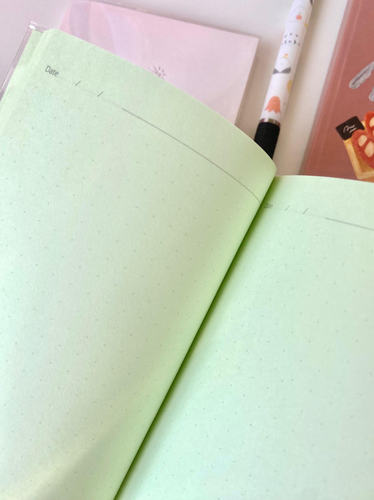 Nakabayashi | Libreta de bolsillo con puntitos Color Log - Verde