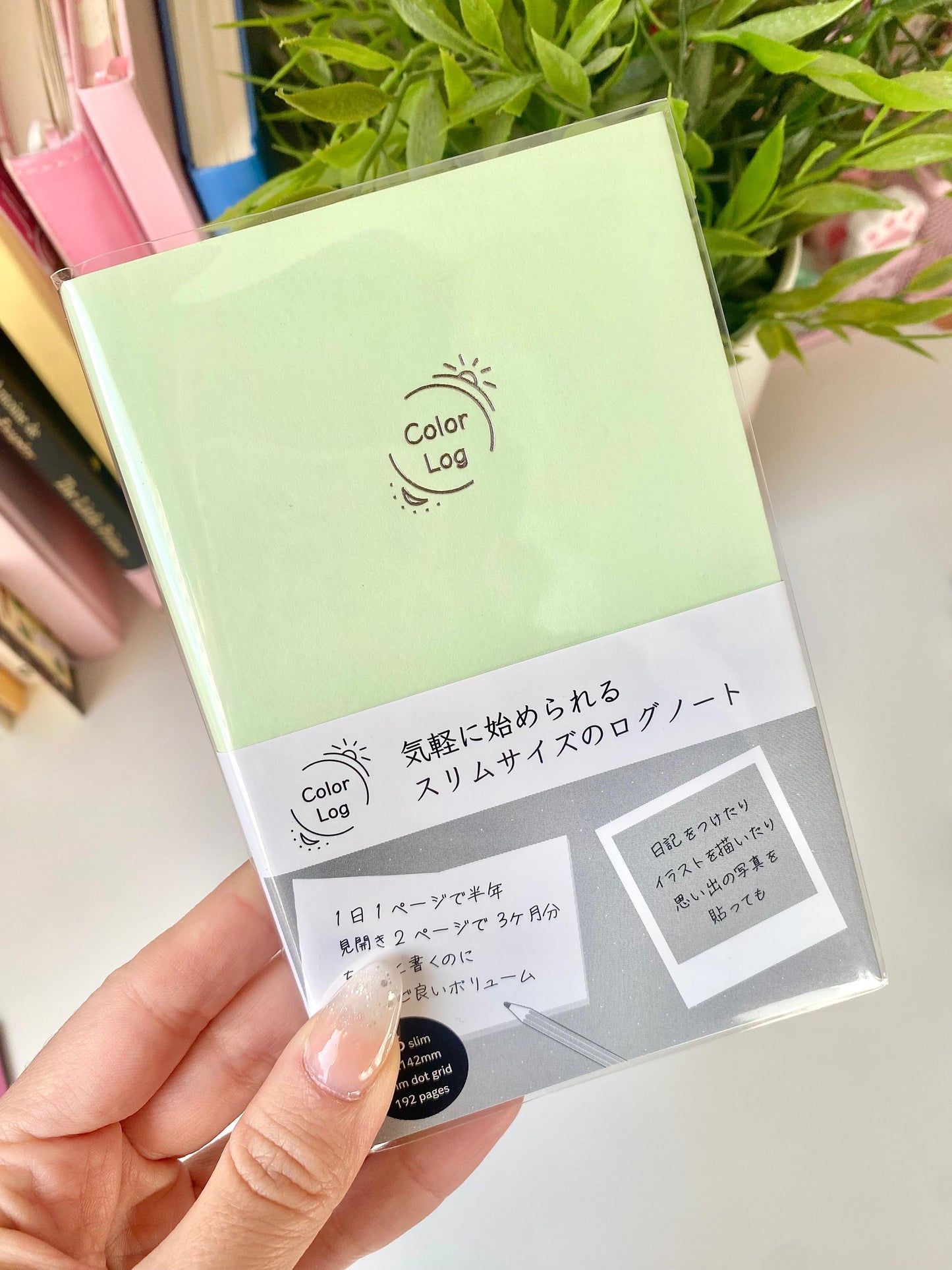 Nakabayashi | Libreta de bolsillo con puntitos Color Log - Verde