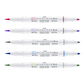 rotuladores de pincel doble punta mildliner japoneses en tonos frios para bullet journal