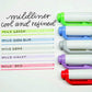rotuladores de pincel doble punta mildliner japoneses en tonos frios para bullet journal