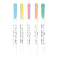 rotuladores de pincel doble punta mildliner japoneses en tonos fluorescentes para bullet journal