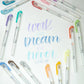 rotuladores de pincel doble punta mildliner japoneses en tonos fluorescentes para bullet journal