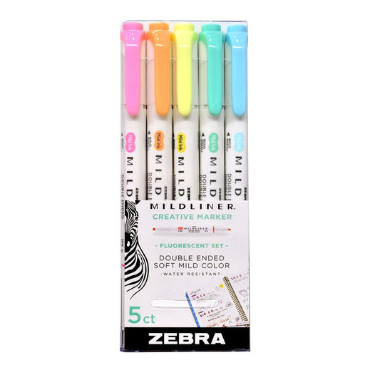 rotuladores subrayadores mildliner japoneses en tonos fluorescentes para bullet journal