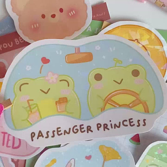 pegatina holografica sticker brillante para decorar estilo kawaii
