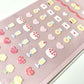 pegatinas coreanas de de amor brillantes para agenda y decorar el bullet journal